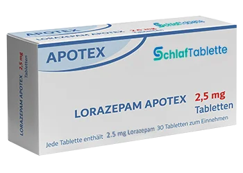 Lorazepam 2.5mg 30 Tabletten Schlaftablette.net