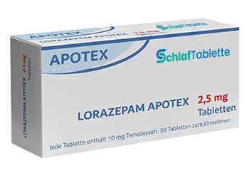 Lorazepam 2.5mg 30 Tabletten-Schlaftablette.net
